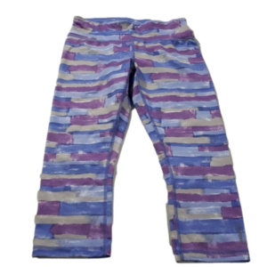 Head Running Leggings Pants Purple/Gray Sz S